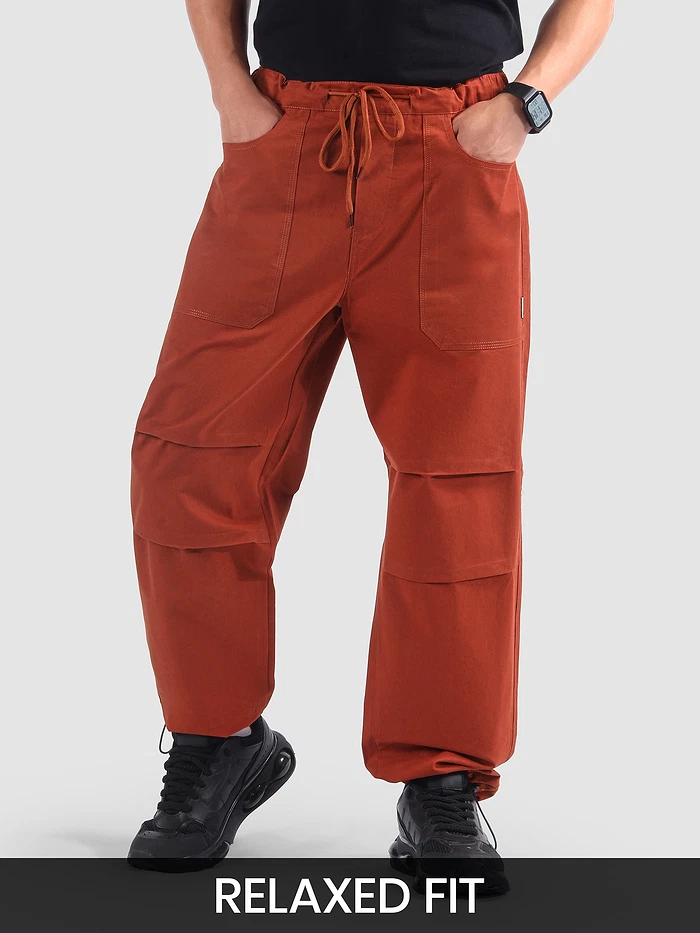Rust Brown Elasticated Cargo
