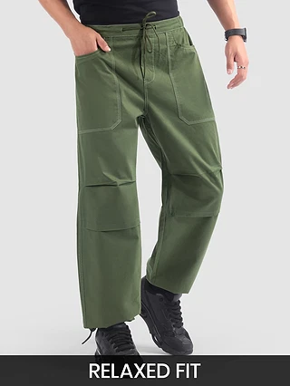 Sage Green Elasticated Cargo