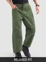 Sage Green Elasticated Cargo