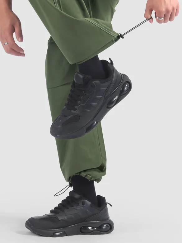 Sage Green Elasticated Cargo