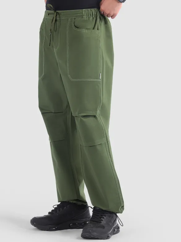 Sage Green Elasticated Cargo