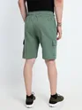 Sage Green Knitted Shorts for Men