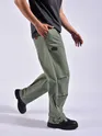 Tea Green Slant Pocket Cargo Pants