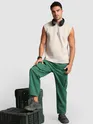 Tropical Green Statement Cargo Pants