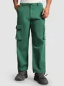 Tropical Green Statement Cargo Pants