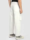 White Statement Cargo Pants