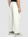 White Statement Cargo Pants