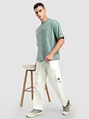 White Statement Cargo Pants