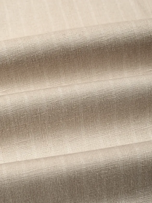 Beige Striped Side Pocket Cargo Trousers