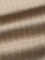 Sand Beige Striped Side Pocket Cargo Trousers