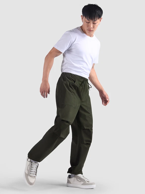 Army Green Elasticated Cargo