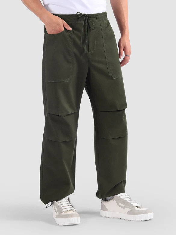 Army Green Elasticated Cargo