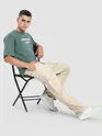 Beige Side Elasticated Cargo Pants