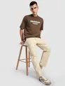 Beige Welt Pocketed Cargo Pants