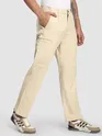 Beige Welt Pocketed Cargo Pants