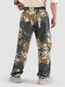 Dark Grey Oversized Camo Cargo Pants