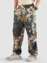 Dark Grey Oversized Camo Cargo Pants