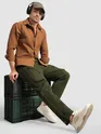 Olive 4 Pocket Utility Zipper Cargo Pants