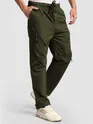 Olive 4 Pocket Utility Zipper Cargo Pants