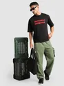 Sage Green Raw Edge 3D Pocket Cargo Pants