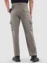 Grey Adjustable Waist Cargo Pants
