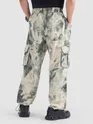 Grey Oversized Camo Cargo Pants