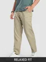 Khaki Welt Pocketed Cargo Pants