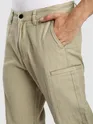Khaki Welt Pocketed Cargo Pants