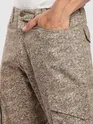 Beige Color Blast Cargo Pants