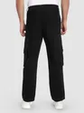 Black Patch Pocket Cargo Pants