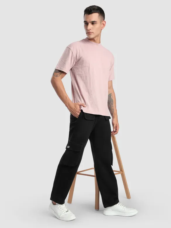 Black Patch Pocket Cargo Pants