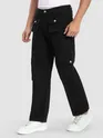 Black Patch Pocket Cargo Pants