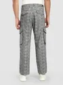 Grey Color Blast Cargo Pants