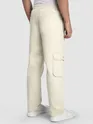 Off White Patch Pocket Cargo Pants