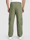 Olive Patch Pocket Cargo Pants