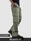 Olive Patch Pocket Cargo Pants