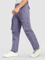 Purple Color Blast Cargo Pants