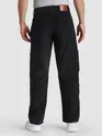 Black Corduroy Cargo Pants