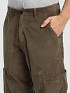 Brown Corduroy Cargo Pants