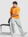 Ice Blue Buckle Pocket Cargo Pants