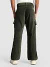 Olive Oversize Corduroy Cargo Pants
