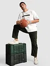 Olive Oversize Corduroy Cargo Pants