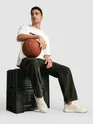 Olive Oversize Corduroy Cargo Pants