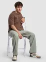 Pistachio Green Buckle Pocket Cargo Pants