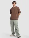 Pistachio Green Buckle Pocket Cargo Pants