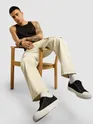 Beige 6-Pockets Cargo Pants