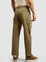Brown 6-Pockets Cargo Pants