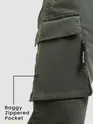 Dark Grey 6-Pockets Cargo Pants
