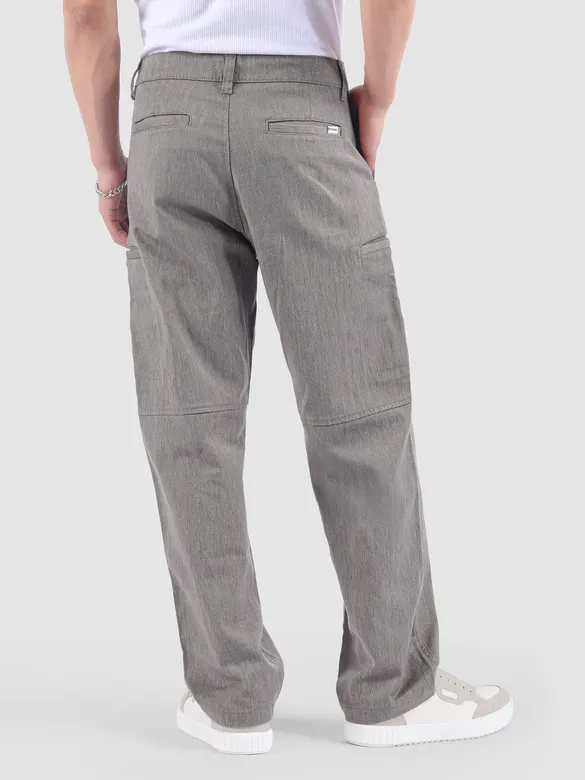 Grey Welt Pocketed Cargo Pants