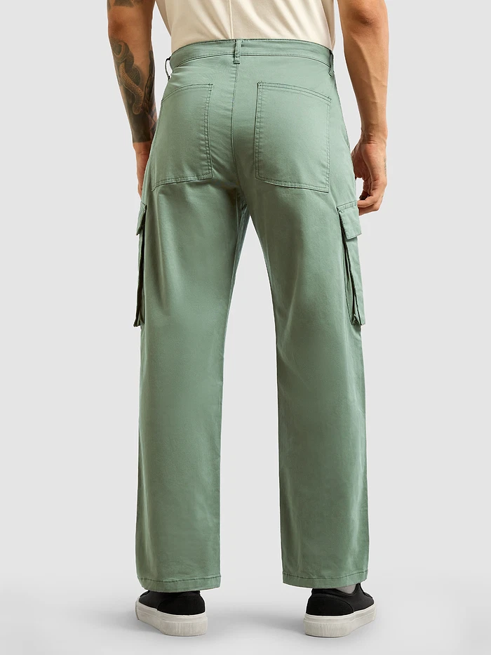 Light Olive 6-Pockets Cargo Pants